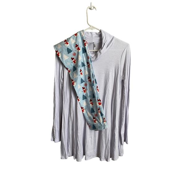 Winter/Christmas Snowmen Comfy Outfit- Medium Tunic and OS Leggings - Picture 8 of 9